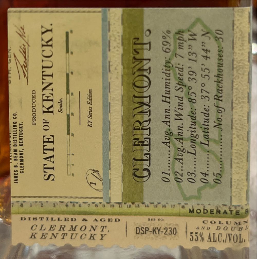 Jim Beam Hardins Creek - Clermont - James B. Beam Distilling Co. (200 mL) alcohol collectible [Barcode 080686002727] - Main Image 3