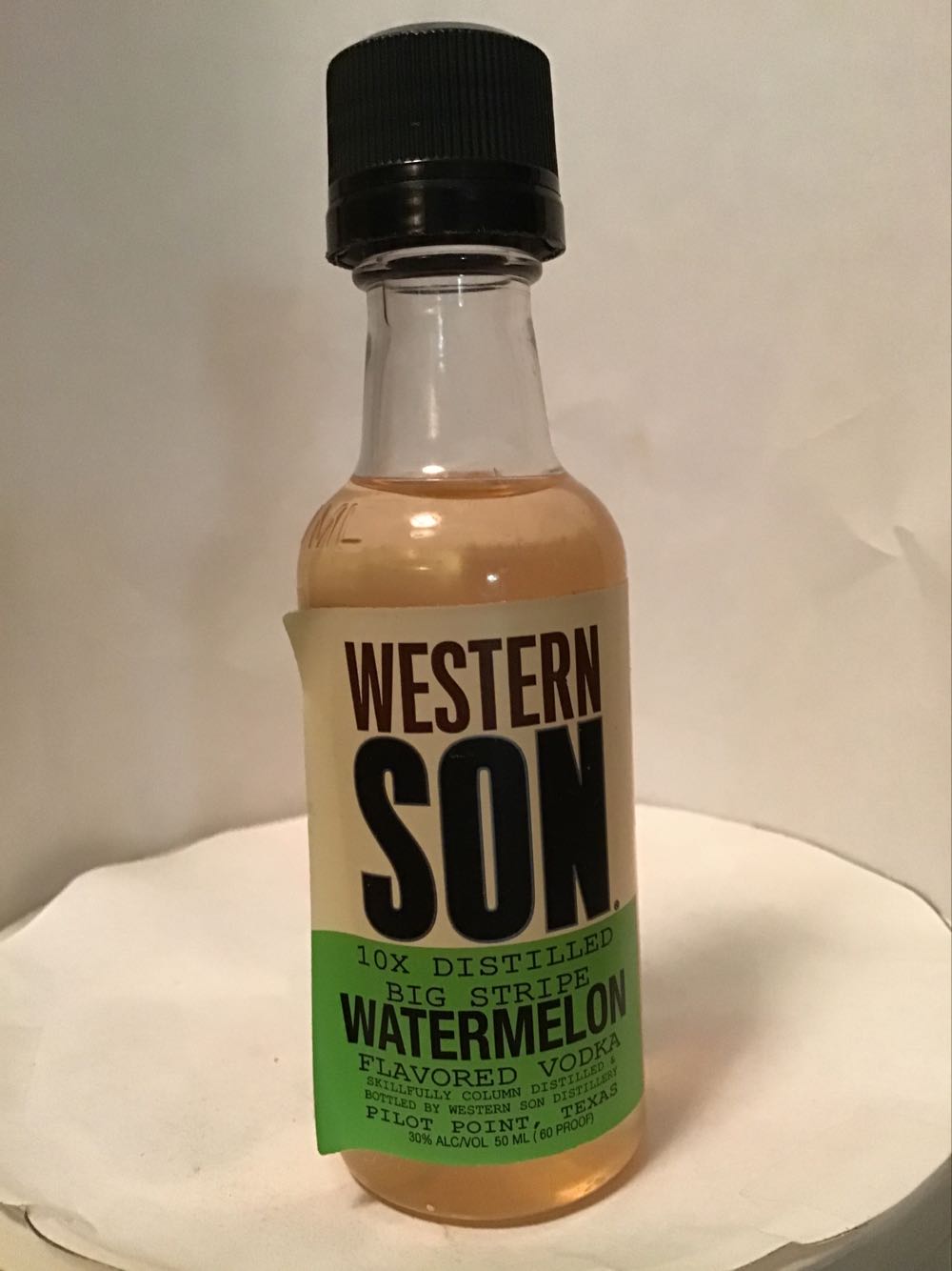 Western Son Watermelon - Western Son Distellery (50 mL) alcohol collectible - Main Image 2
