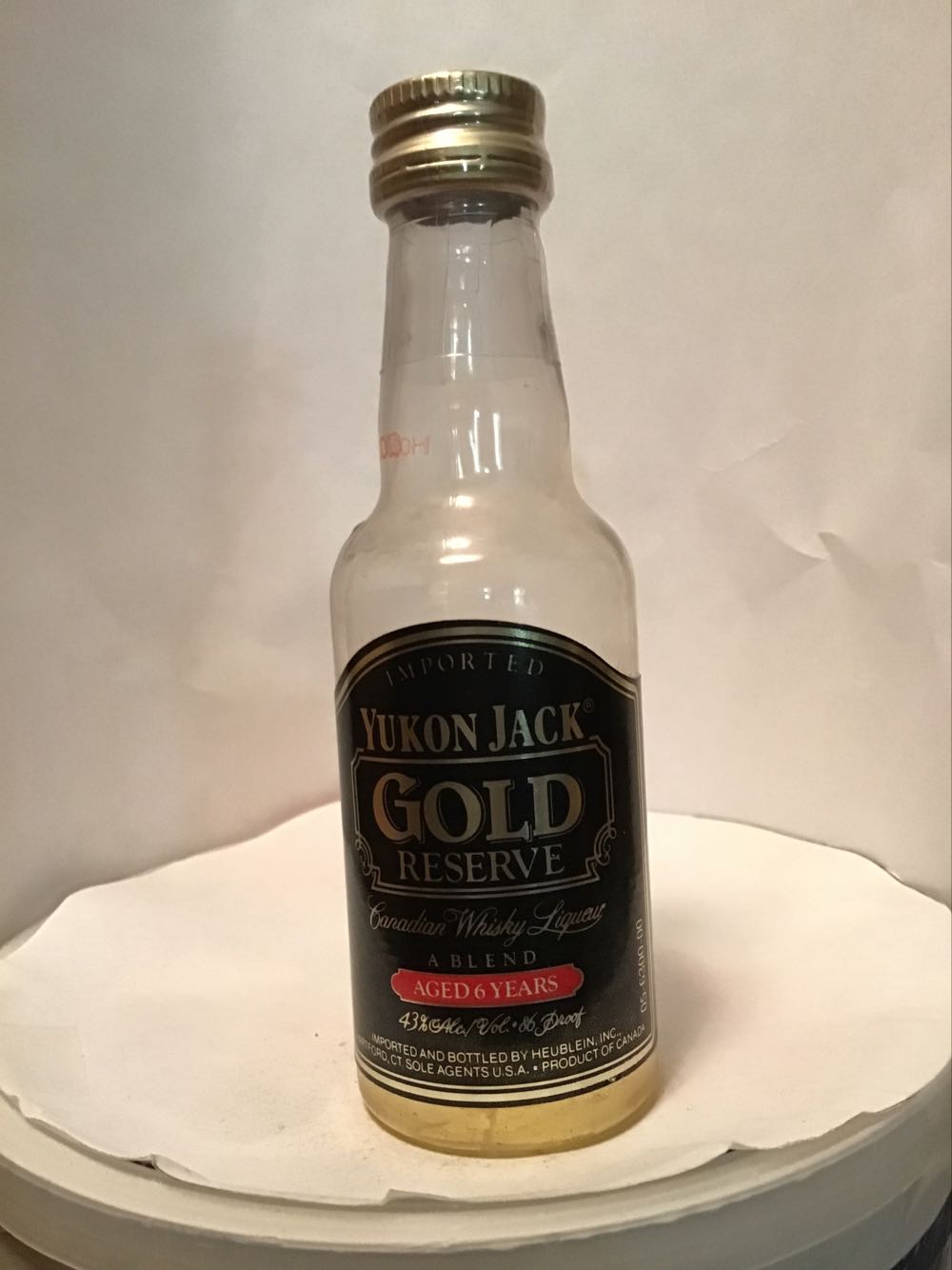 Yukon Jack Fire & Gold Reserve & Wicked Hot - National Distillers Products Co (50 mL) alcohol collectible - Main Image 2