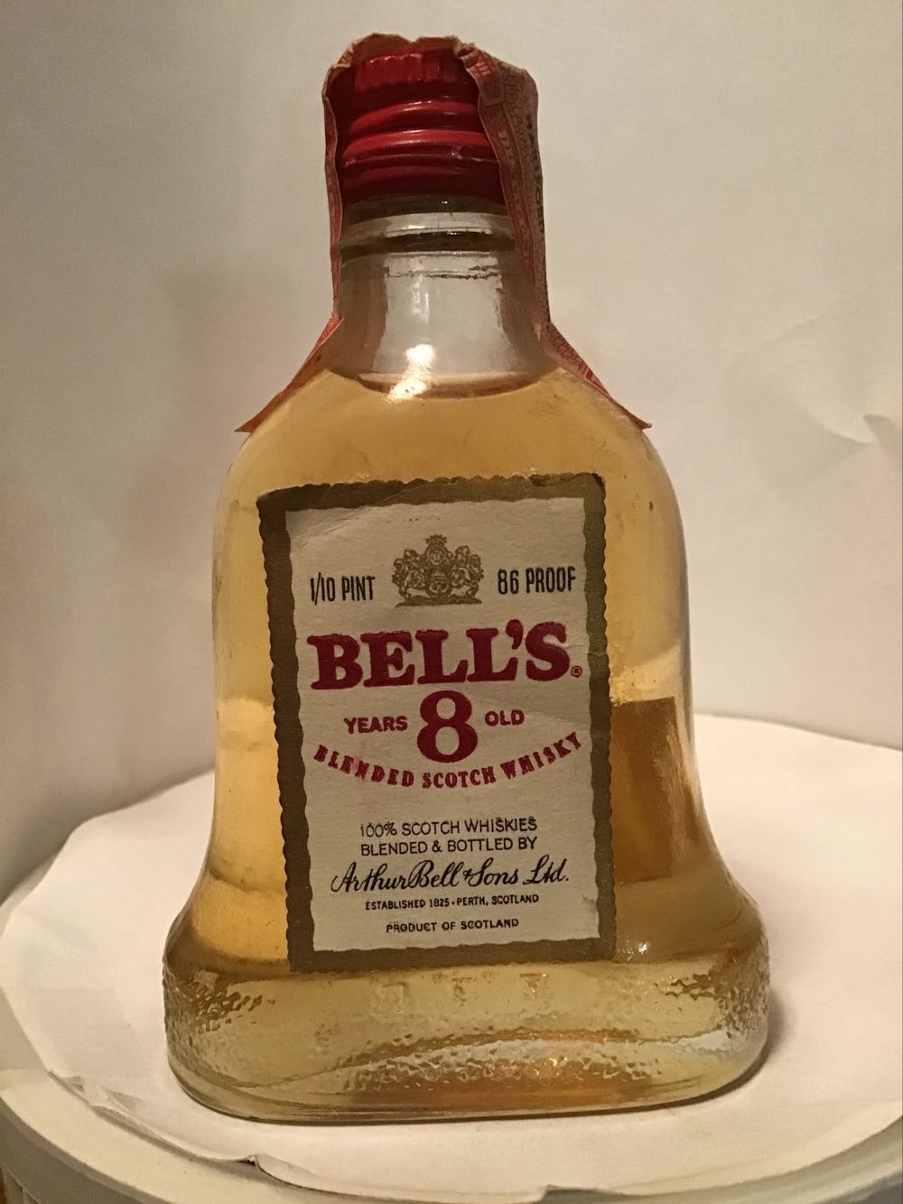 Bell’s 8 - arthur bell +sons (1.10 FL OZ) alcohol collectible - Main Image 2