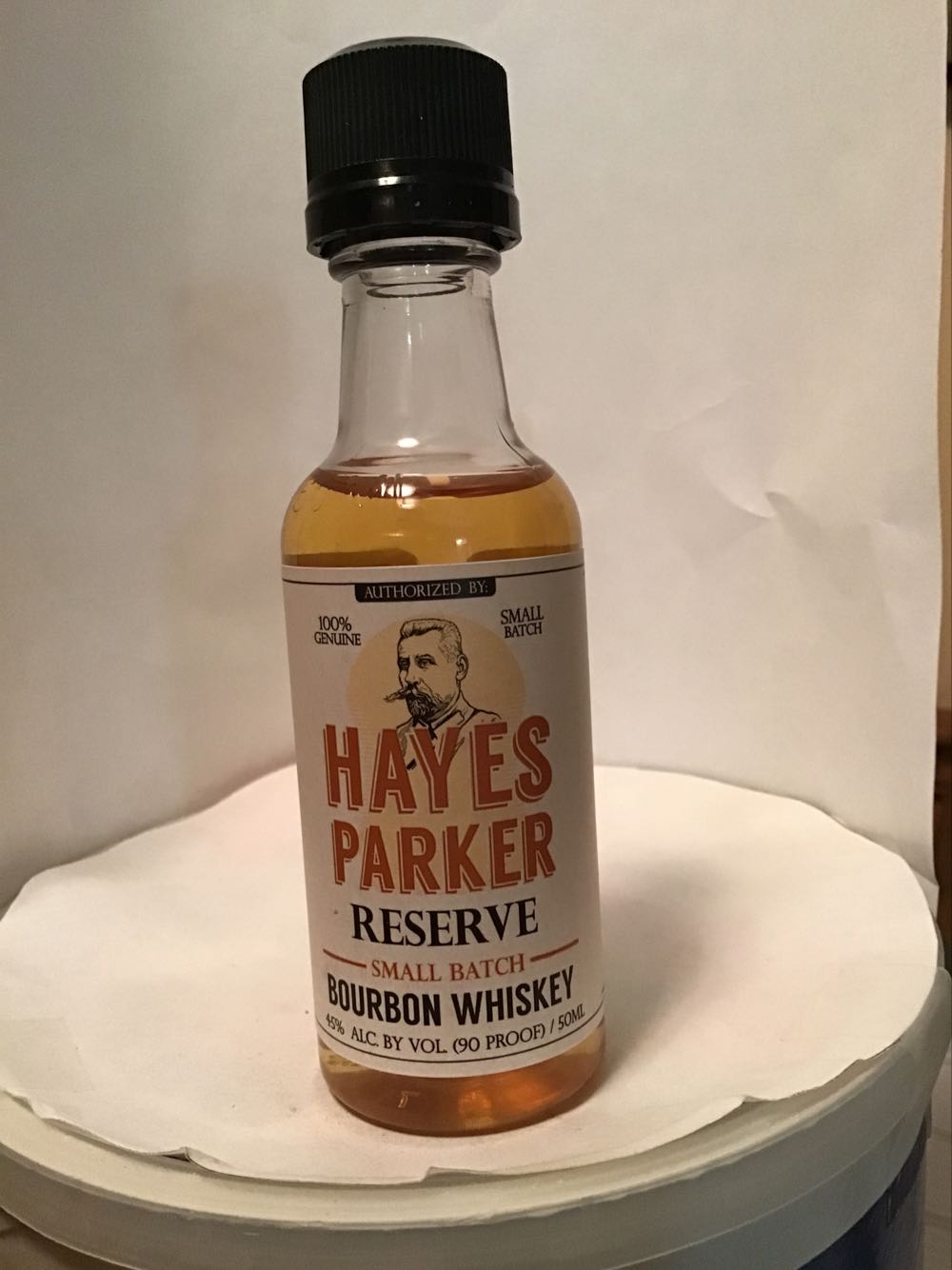 Hayes Parker Reserve & Small Batch - TerrePure Distillery (50 mL) alcohol collectible - Main Image 2