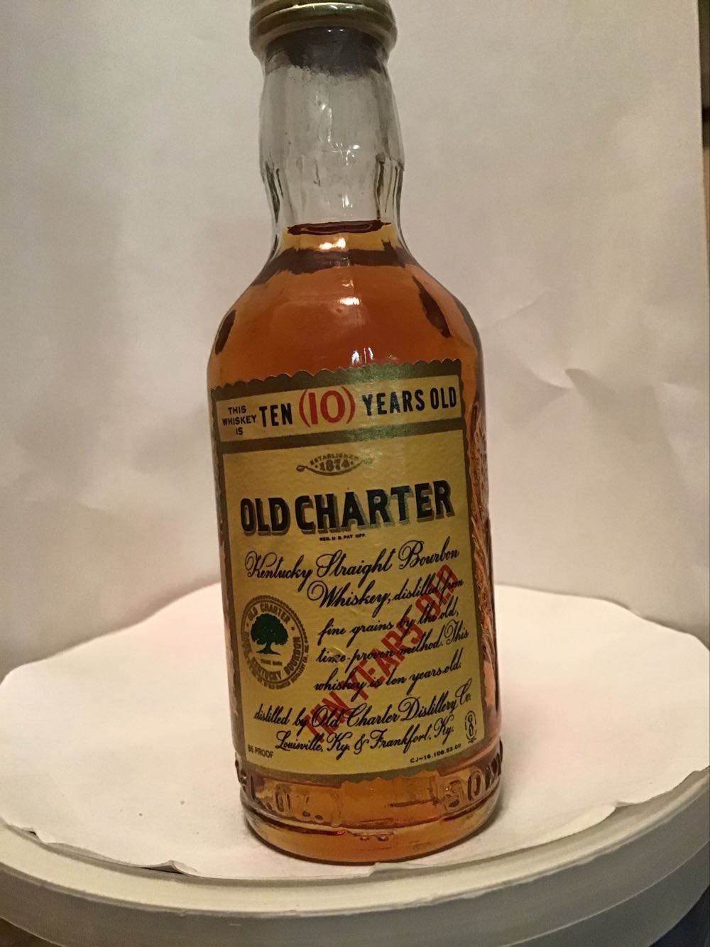 Old Charter - Old Charter Distilling (1.10 FL OZ) alcohol collectible - Main Image 3