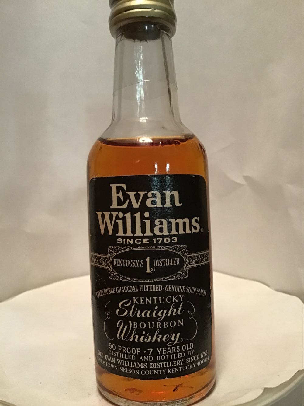 Evan Williams - Old Evan Williams Distillery, Bardstown, KY (1.10 FL OZ) alcohol collectible - Main Image 4