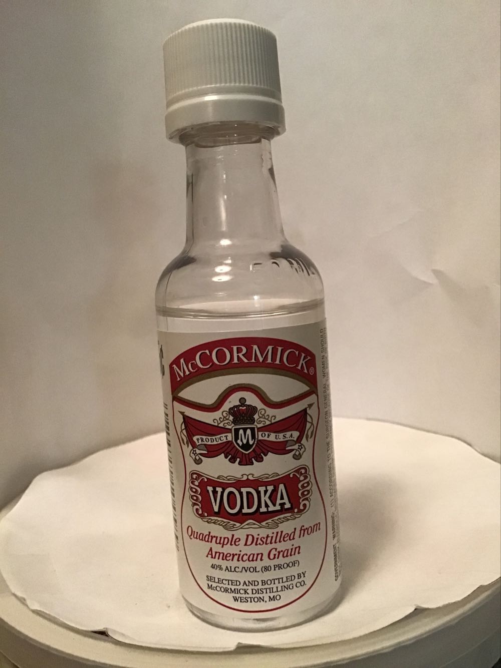 McCormick Bourbon & Vodka - McCormick Distilling Co. (1.10 FL OZ) alcohol collectible - Main Image 2