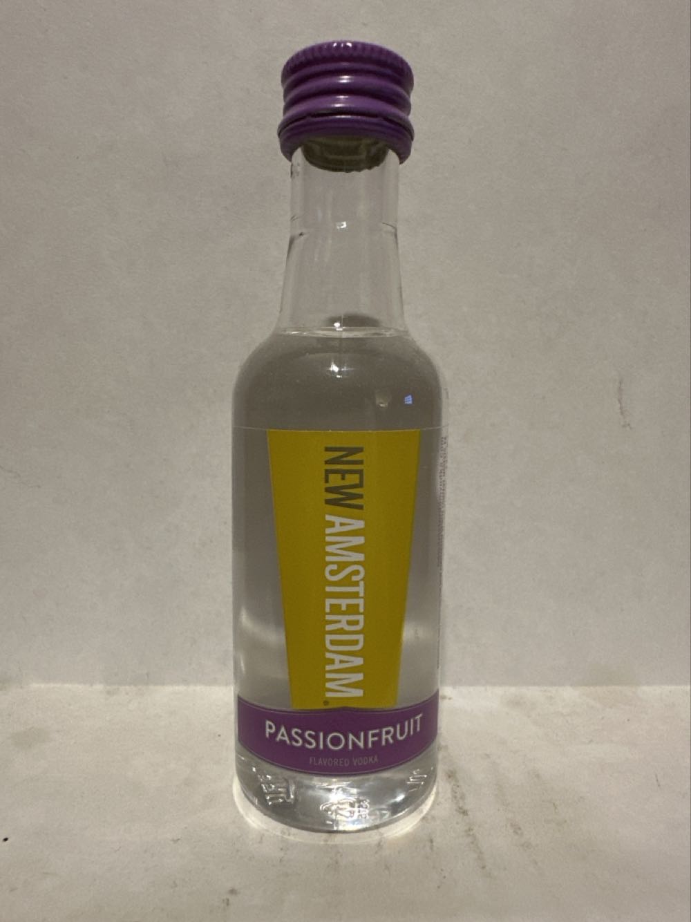 New Amsterdam Passionfruit  (50 mL) alcohol collectible [Barcode 085000006801] - Main Image 1