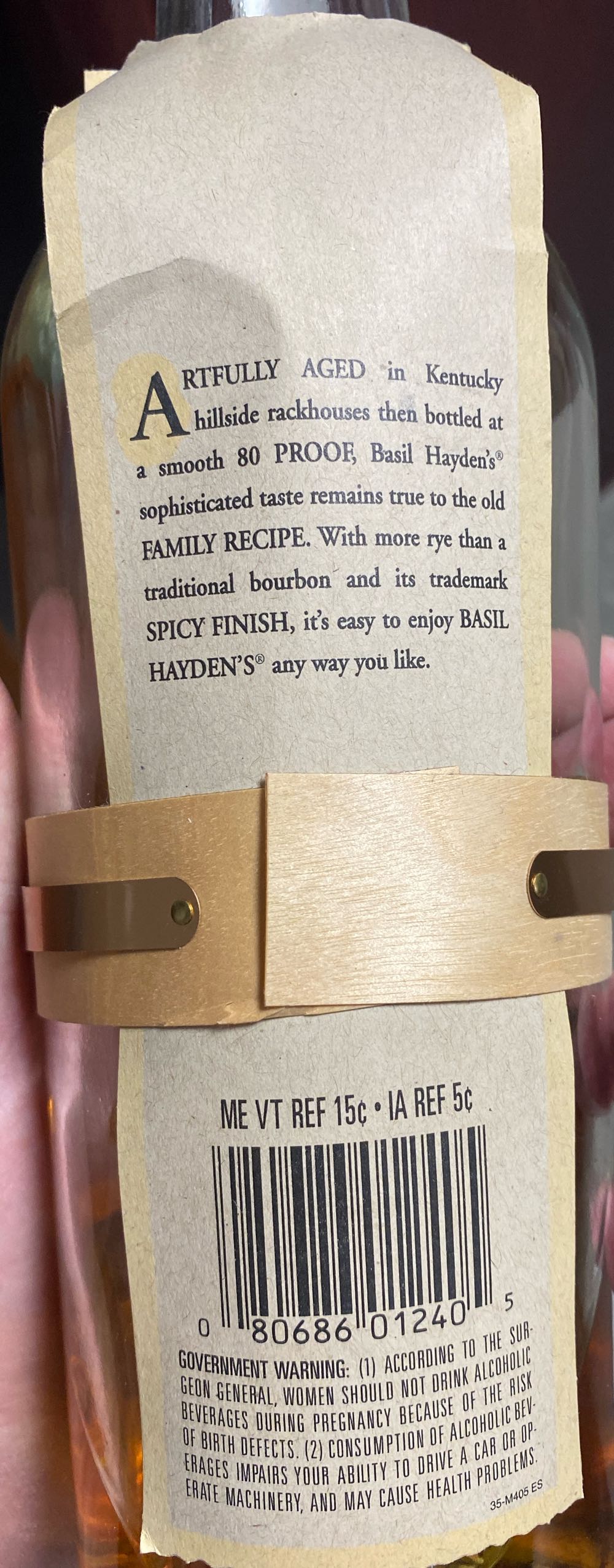 Basil Hayden’s - Jim B.Beam Distilling Co. alcohol collectible - Main Image 2