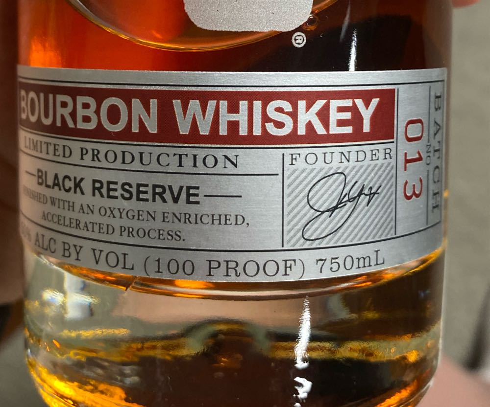 Cleveland Black Reserve - Cleveland Whiskey alcohol collectible - Main Image 4