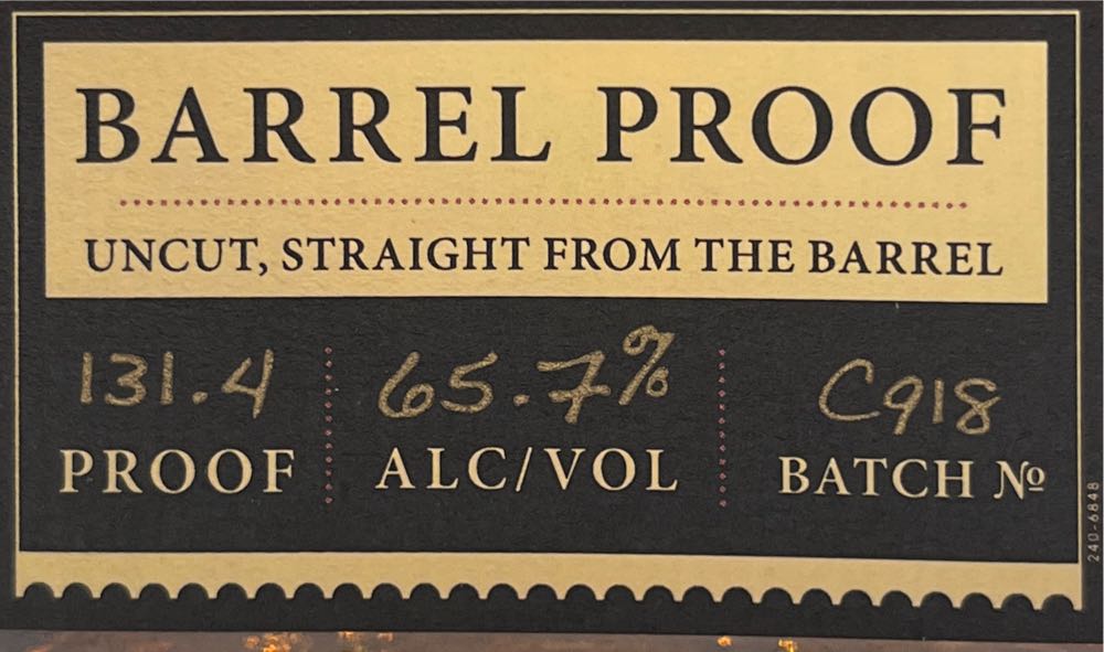 Elijah Craig Barrel Proof C918  alcohol collectible - Main Image 2