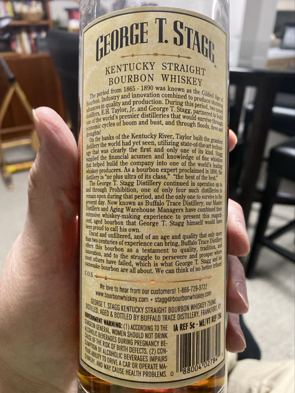 George T. Stagg - Buffalo Trace Distillery alcohol collectible - Main Image 2