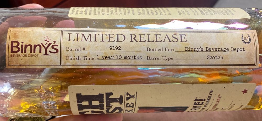 High West Whiskey Double Rye! - High West Distillery alcohol collectible - Main Image 3