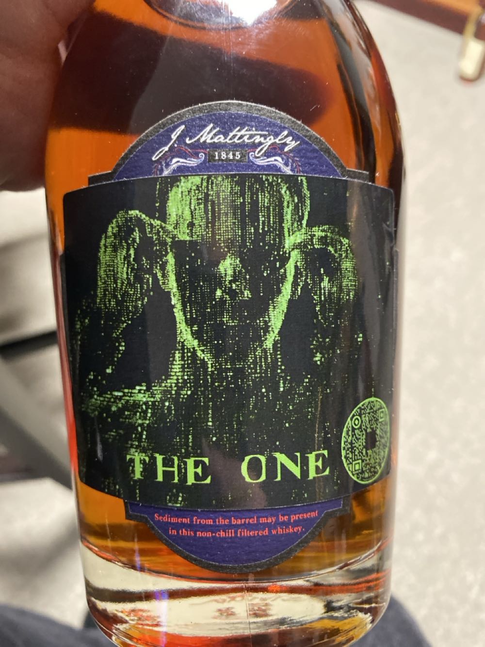 J Mattingly Private Barrel Select - J Mattingly 1845 Distillery alcohol collectible - Main Image 2