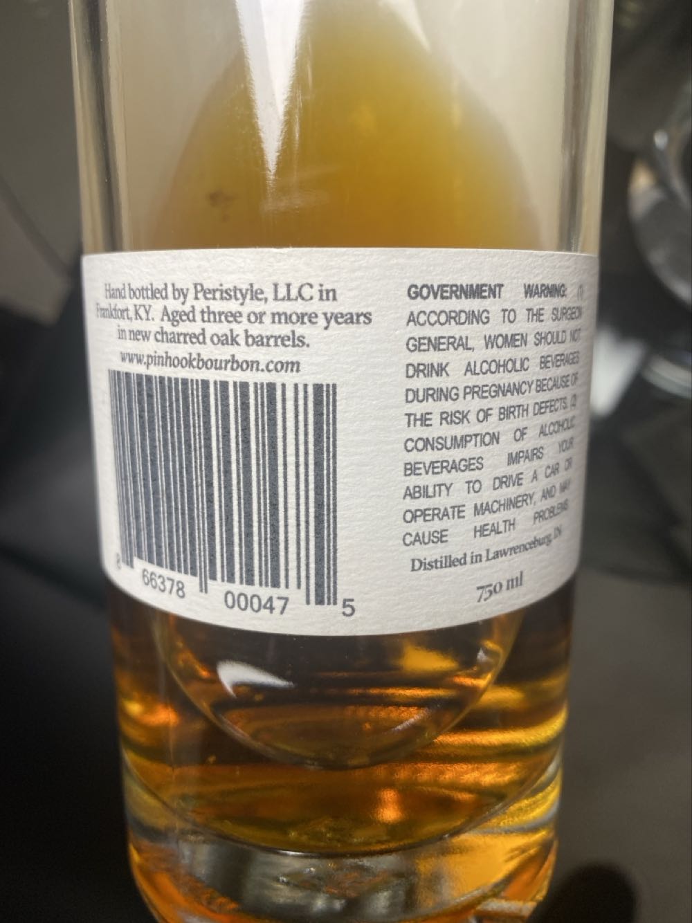 Pinhook Bourbon County Straight Bourbon Whiskey - Perisycle LLC  Frankfort KY alcohol collectible - Main Image 2
