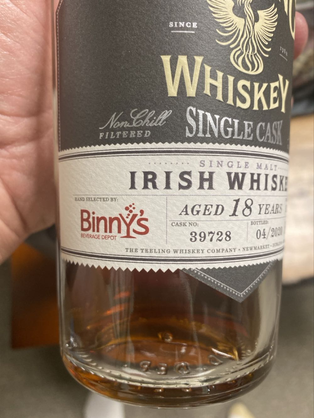 Teeling 18yr single Malt - The Teeling Whiskey Co. (750 mL) alcohol collectible - Main Image 3