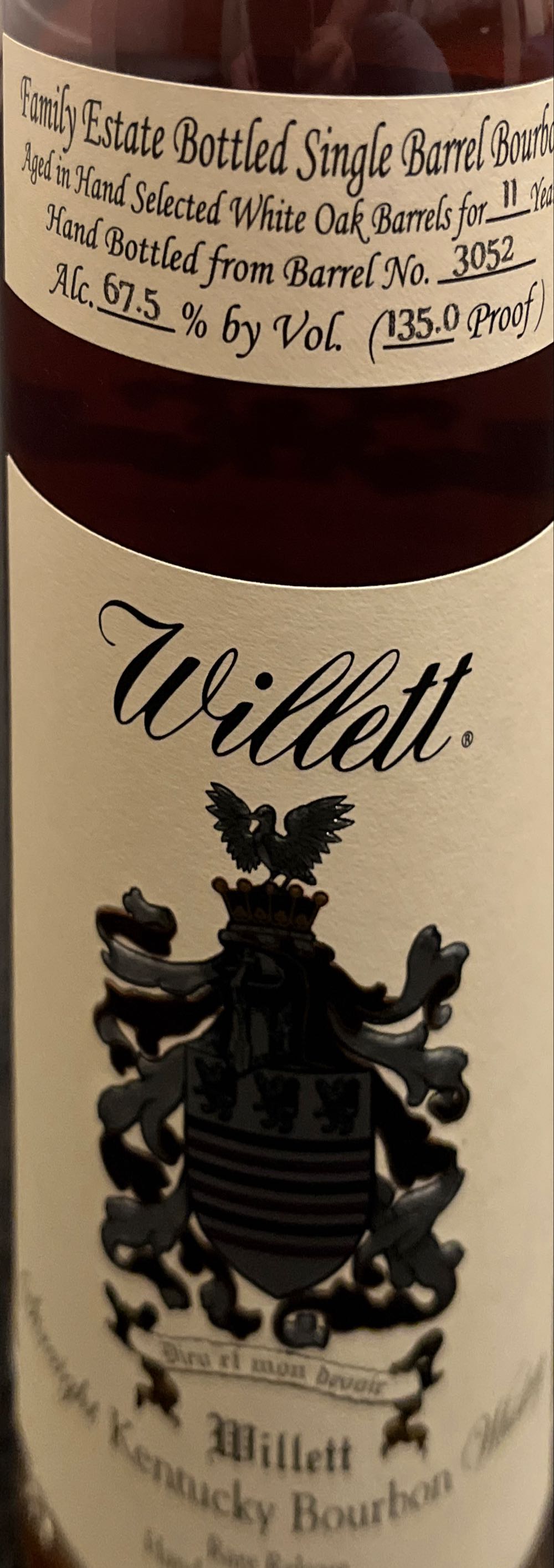 willett straight kentucky bourbon 12 years - Willett Distillery (700 mL) alcohol collectible - Main Image 2