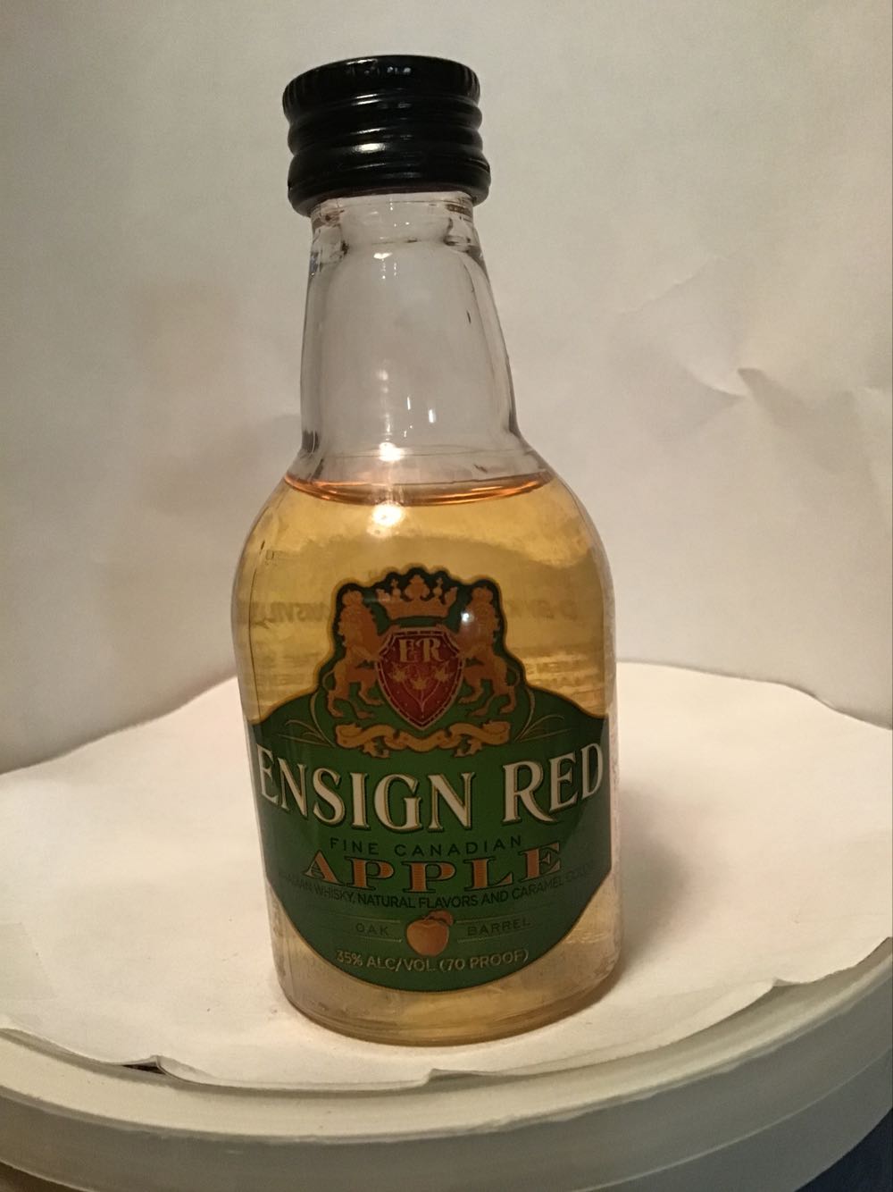 Ensign Red & Black - K.D. Distilling Co. (50 mL) alcohol collectible - Main Image 2