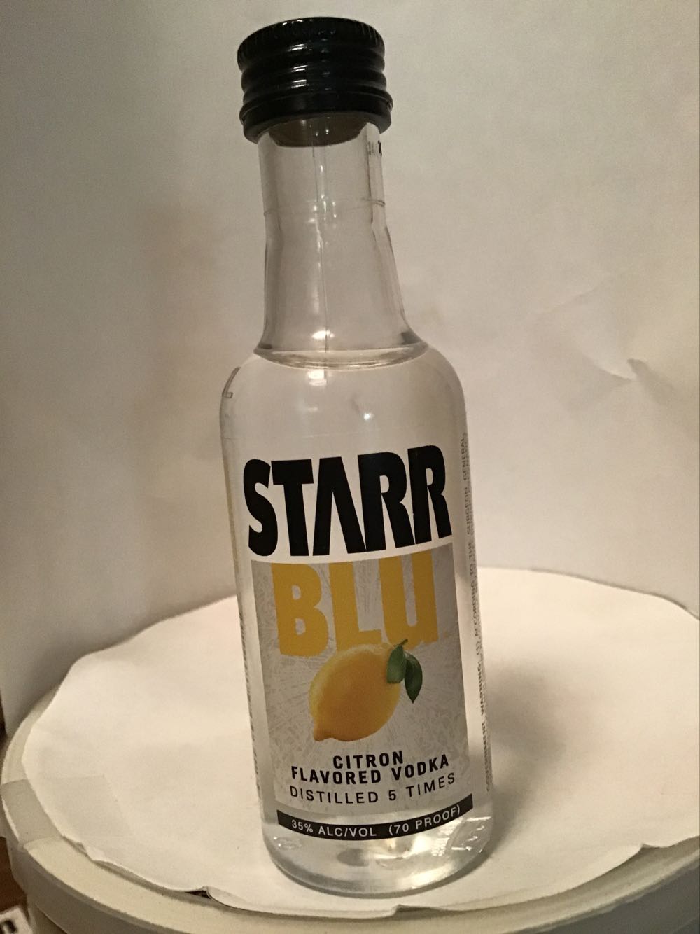 Starr Blu Vodka & Citron - Starr blue (50 mL) alcohol collectible - Main Image 2