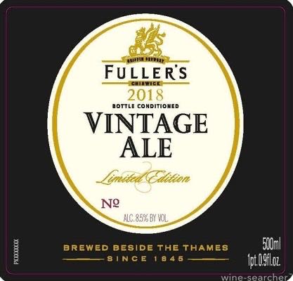 Fuller’s Vintage Ale (2023) - Fuller’s (500 mL) alcohol collectible [Barcode 5011885014520] - Main Image 2