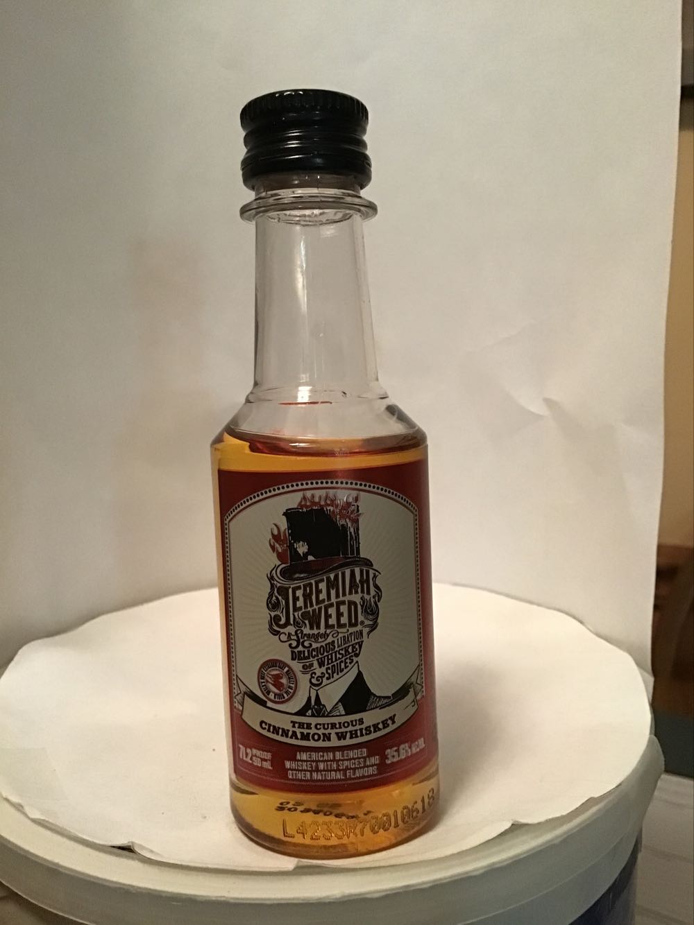 Jeremiah Weed Spiced & Cinnamon & Sarsaparilla & Cherry Mash - Jeremiah Weed Distilling Co. (50 mL) alcohol collectible - Main Image 2