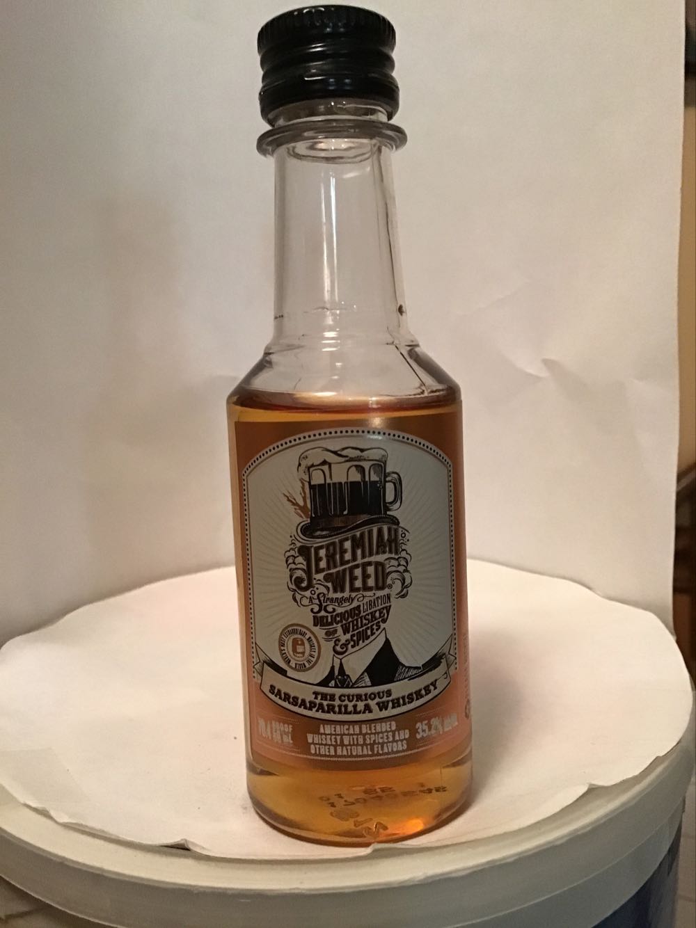 Jeremiah Weed Spiced & Cinnamon & Sarsaparilla & Cherry Mash - Jeremiah Weed Distilling Co. (50 mL) alcohol collectible - Main Image 3
