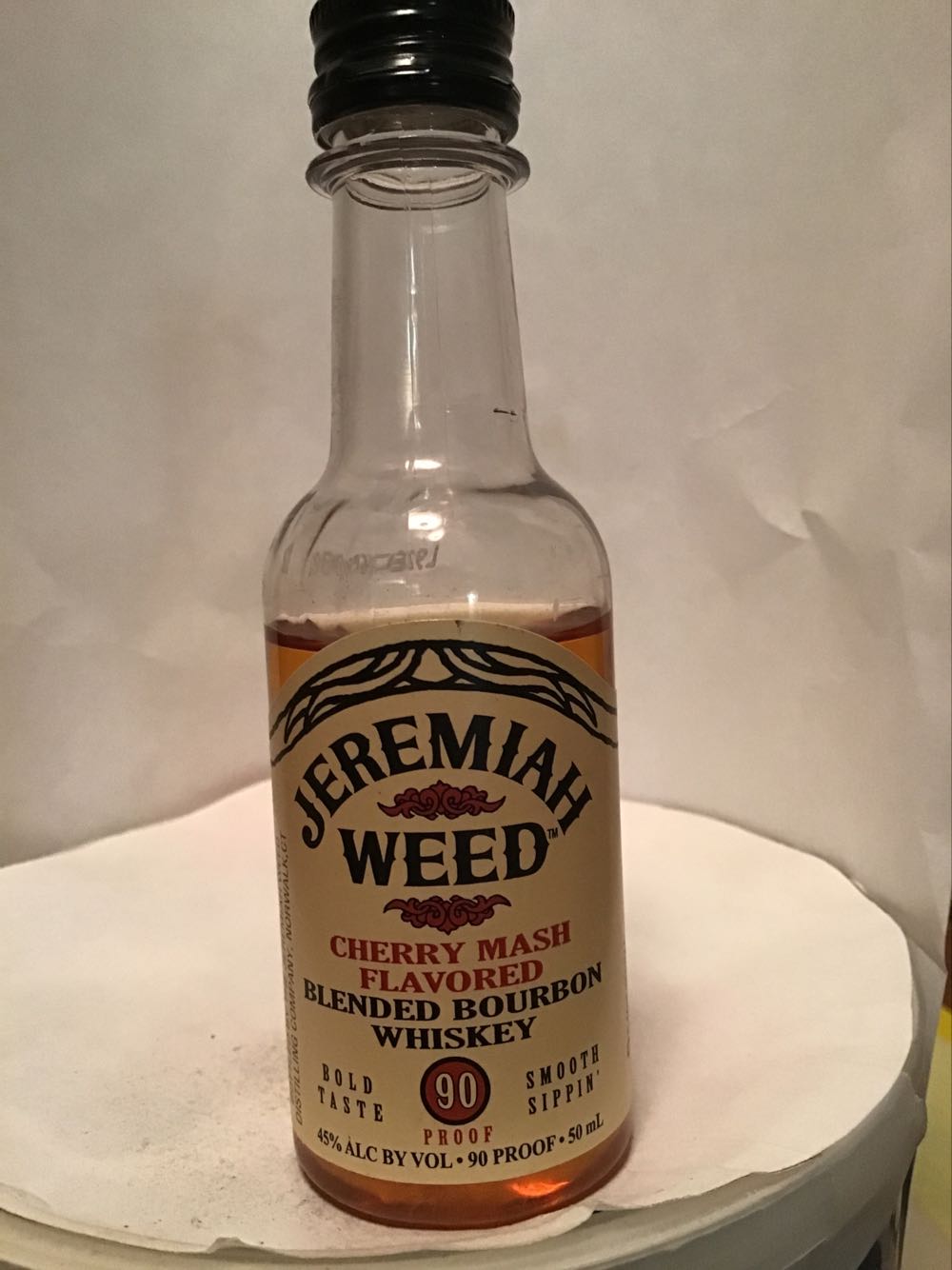 Jeremiah Weed Spiced & Cinnamon & Sarsaparilla & Cherry Mash - Jeremiah Weed Distilling Co. (50 mL) alcohol collectible - Main Image 4