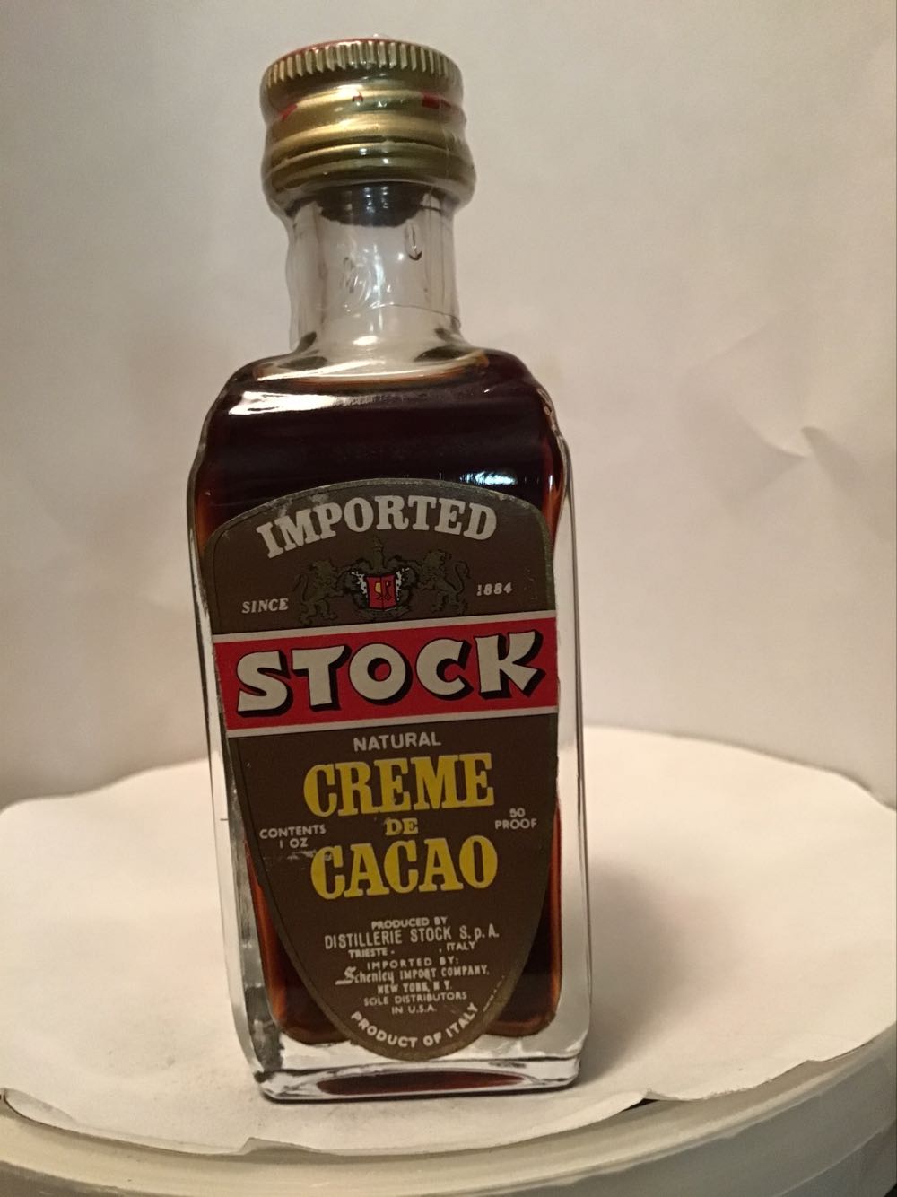 Stock Amaretto & Crème De Cacao & Mandarino - Schenley Distillers (50 mL) alcohol collectible - Main Image 3