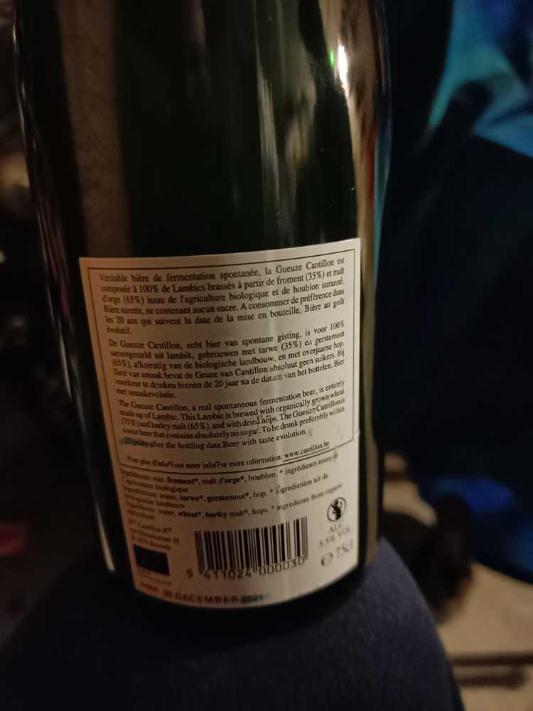 2041 Geuze Cantillon 2021 - Cantillon (750 mL) alcohol collectible - Main Image 2