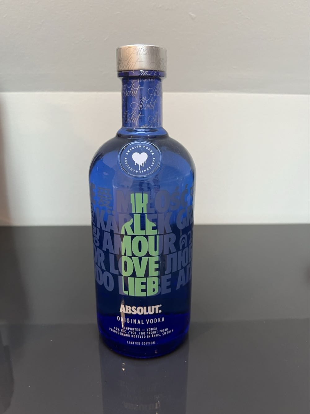 Drop Of Love - Mint   (700 mL) alcohol collectible - Main Image 1
