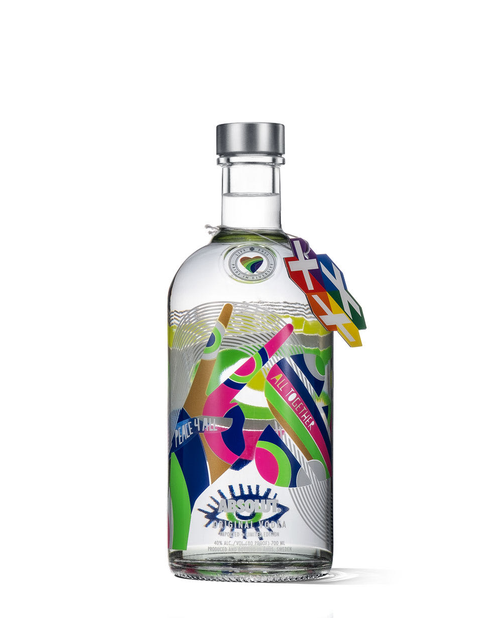 Life Ball #2 - Absolut Spirits Co. (700 mL) alcohol collectible - Main Image 2