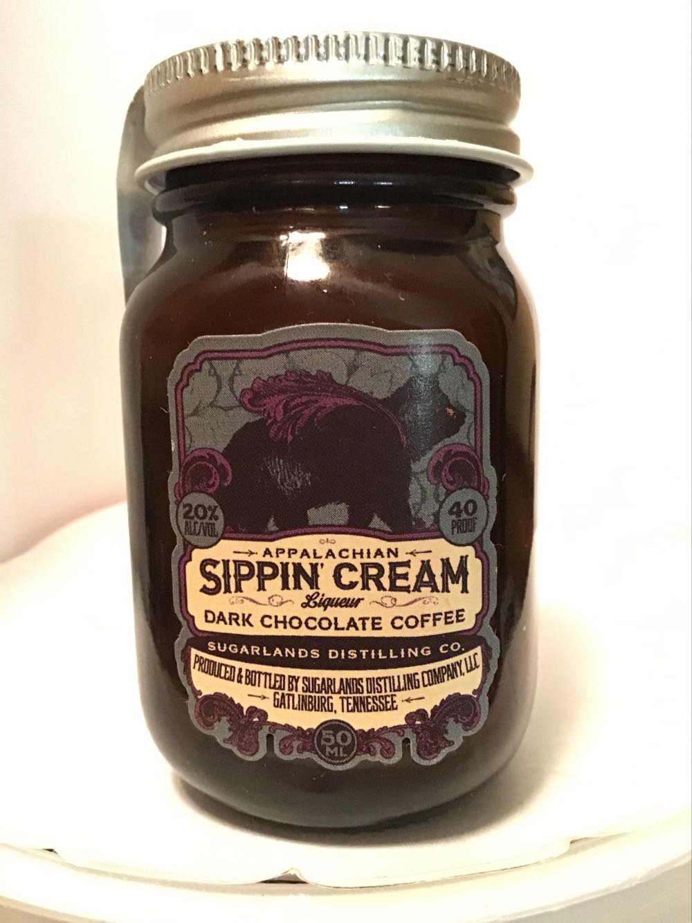 Sippincream Butter Pecan & Banana Puddiny & Dark Chocolate Coffee - Sugarlands Distilling Company (50 mL) alcohol collectible - Main Image 3