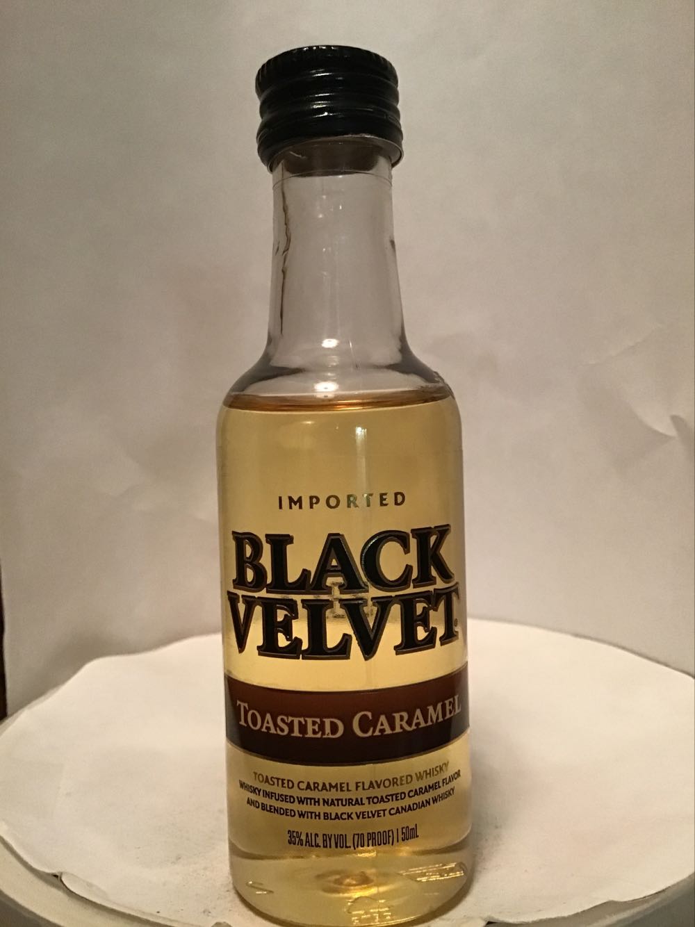 Black Velvet & Cinnamon Rush & Toasted Carmel - Heublein (1.10 FL OZ) alcohol collectible - Main Image 4
