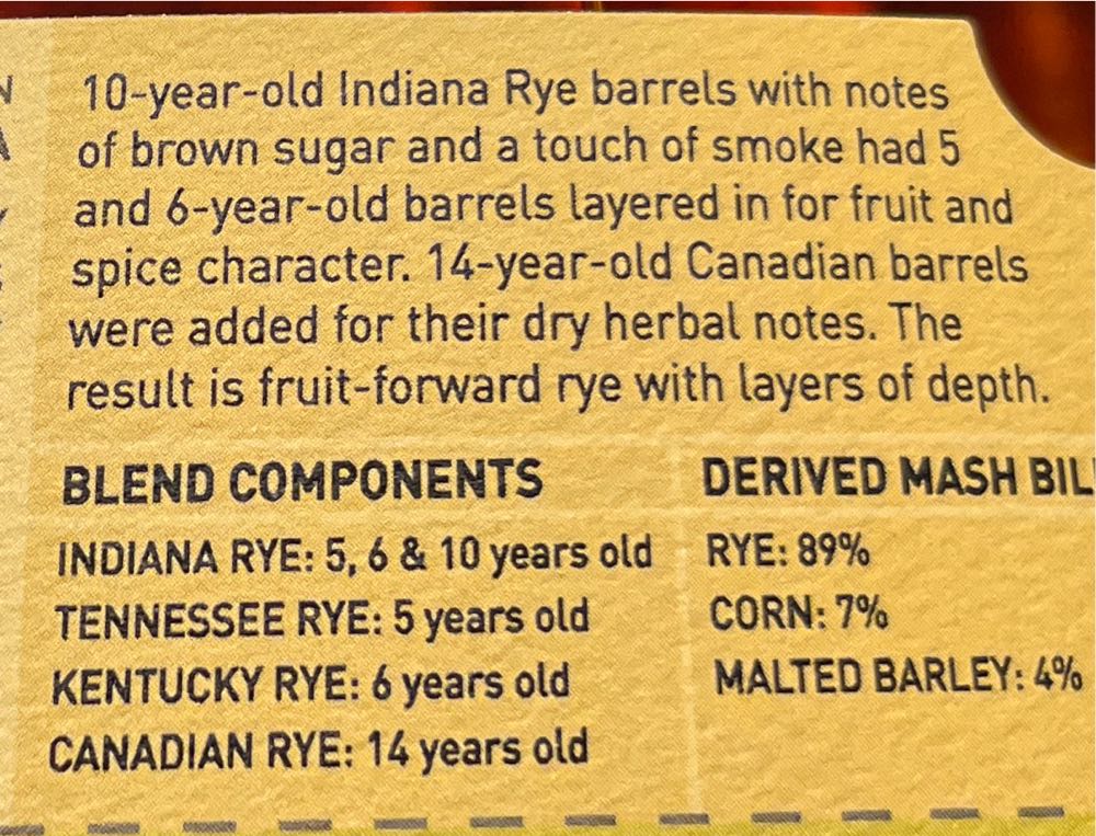 Barrell Rye Batch 4 - Barrell Craft Spirits (750 mL) alcohol collectible [Barcode 850053456053] - Main Image 2