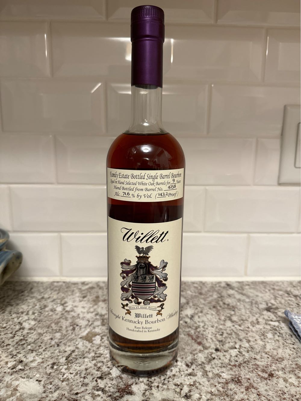 Ben Holladay Rickhouse Proof Small Batch Reserve Bourbon Whiskey