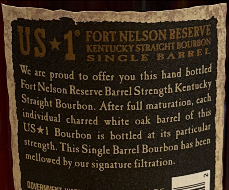 Michter’s Barrel Strength Fort Nelson Reserve - Michter’s Distillery (750 mL) alcohol collectible [Barcode 039383011372] - Main Image 2