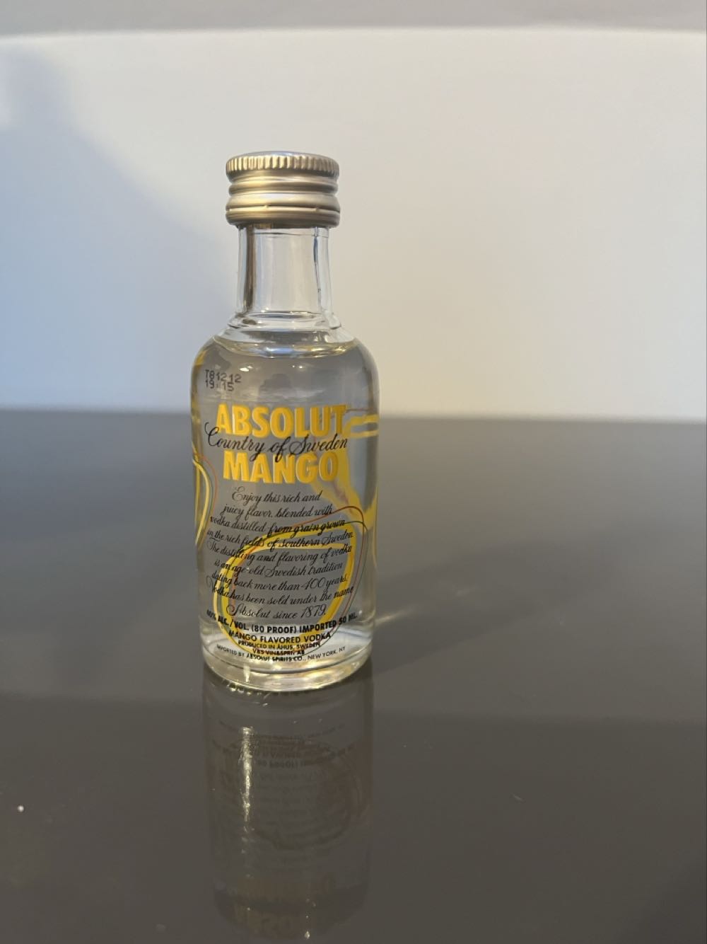 Mango 2010  (50 mL) alcohol collectible - Main Image 1
