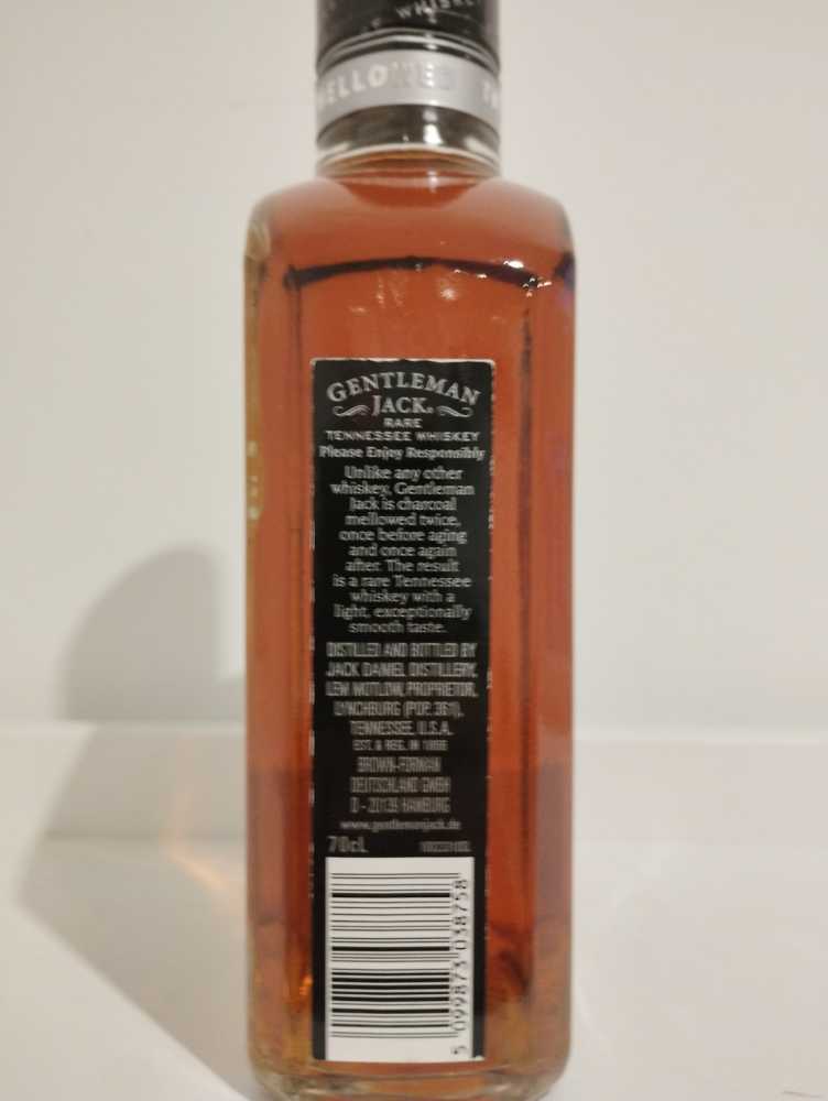 Gentleman Jack  (700 mL) alcohol collectible - Main Image 2