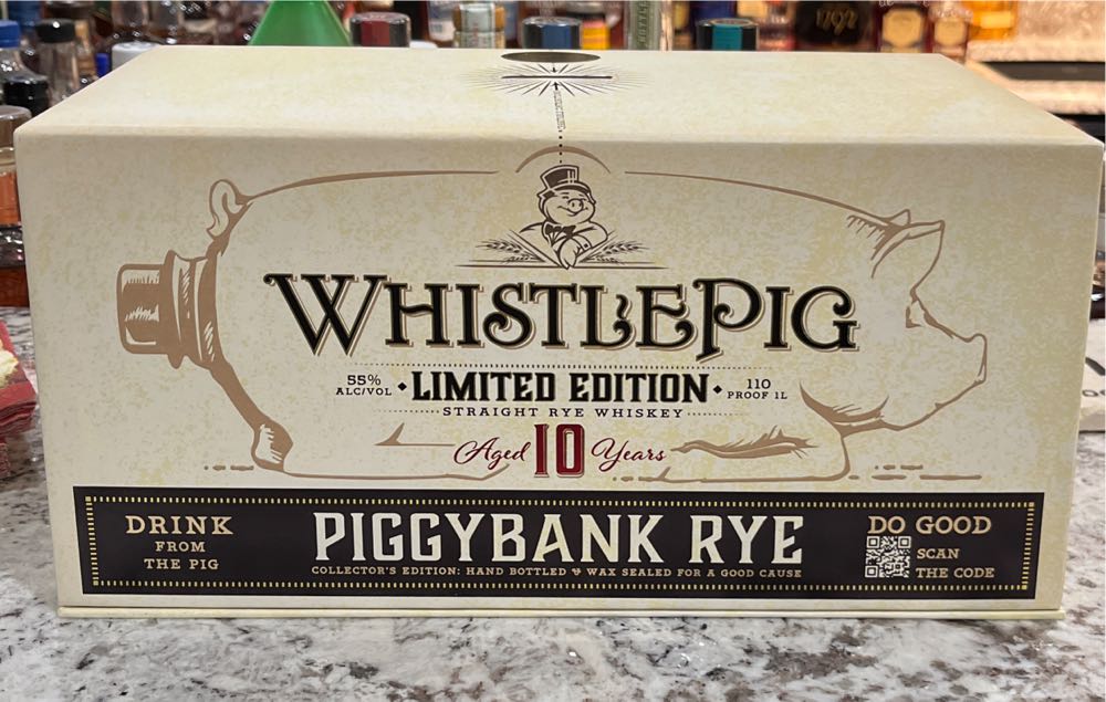 Whistle Pig Piggybank Rye - Whistlepig Distillery (1 L) alcohol collectible - Main Image 2