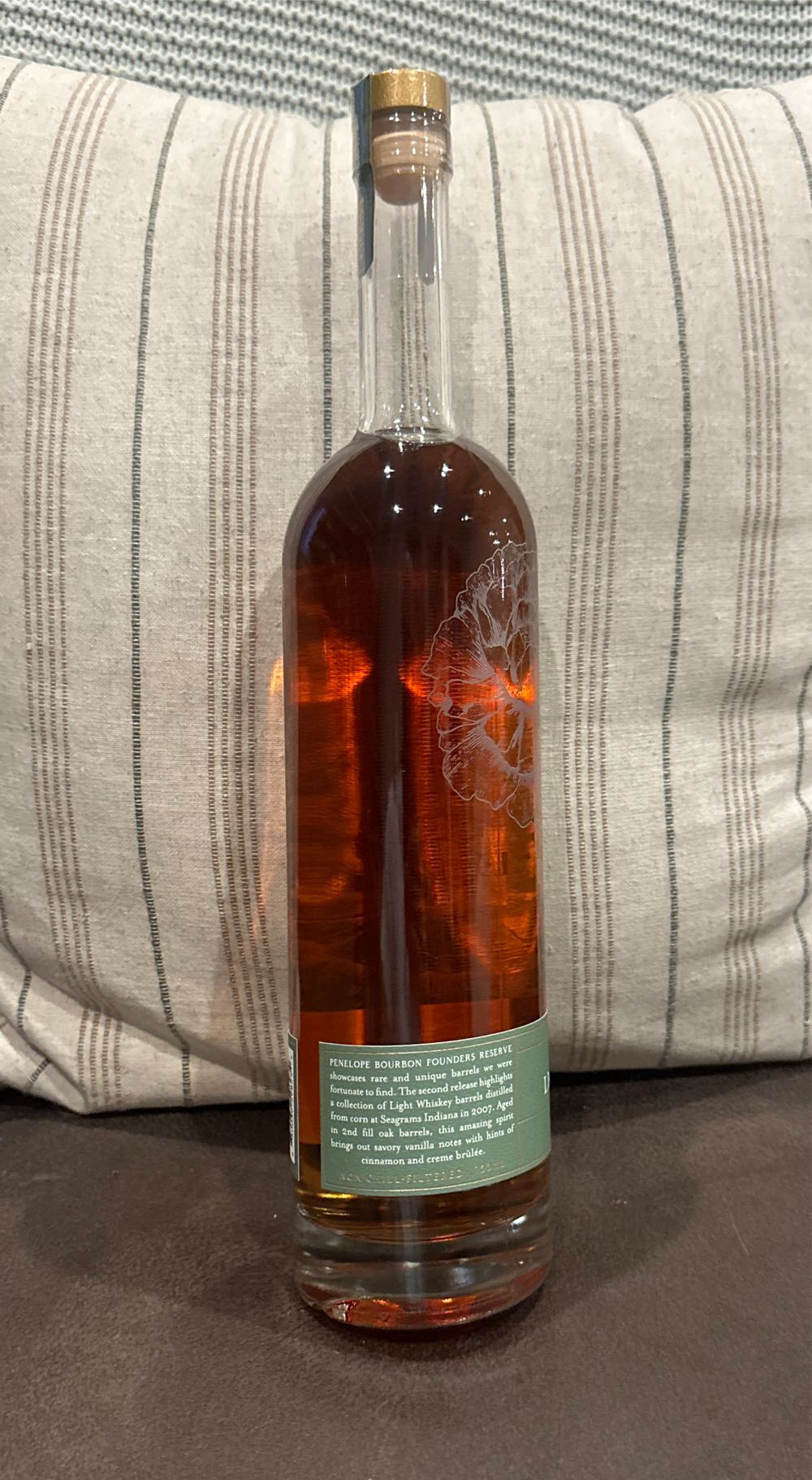 Penelope American Light Whiskey 15 Year - Penelope Bottling Company (750 mL) alcohol collectible [Barcode 850039598234] - Main Image 2