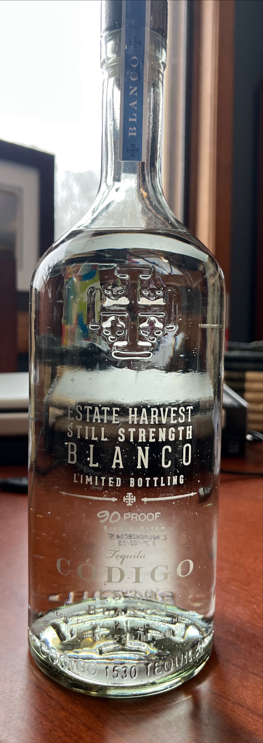 Codigo Estate Harvest Still Strength Blanco Tequila - NOM 1616 (750 mL) alcohol collectible [Barcode 859061006878] - Main Image 2