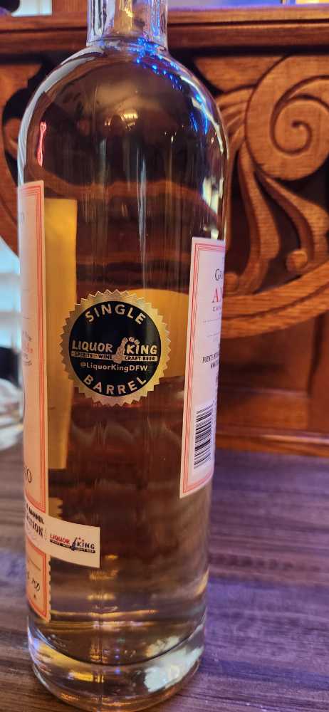 Gran Dovejo Cask Strength Single Barrel Anejo - Nom 1414 (750 mL) alcohol collectible [Barcode 040232290626] - Main Image 2