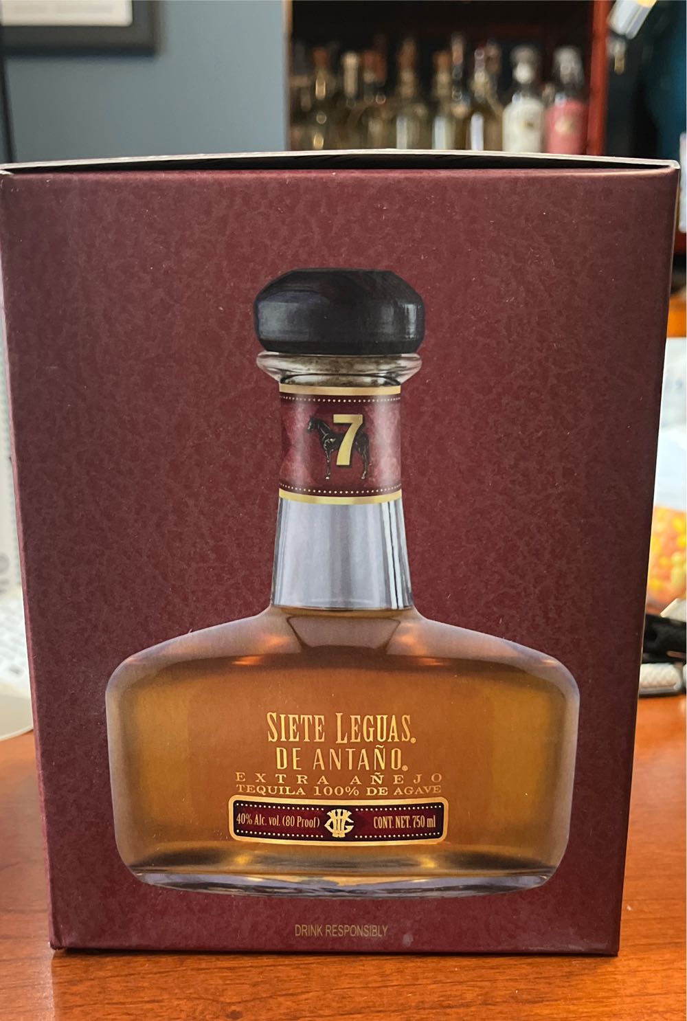 Siete Leguas De Antano Extra Anejo - NOM 1120 (750 mL) alcohol collectible [Barcode 086024001957] - Main Image 3