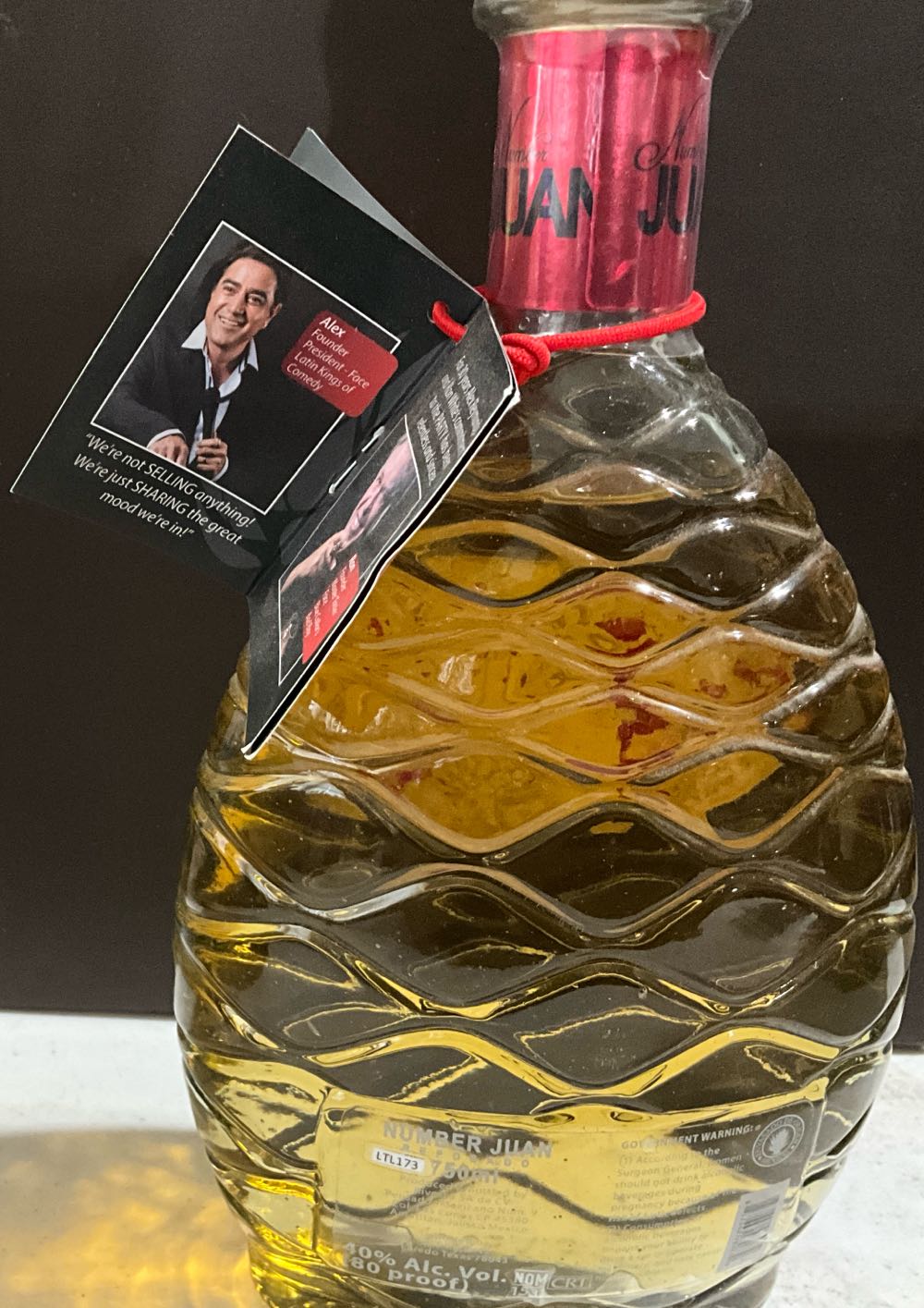 Number Juan - Reposado - NOM 1531 (750 mL) alcohol collectible [Barcode 852662980639] - Main Image 2