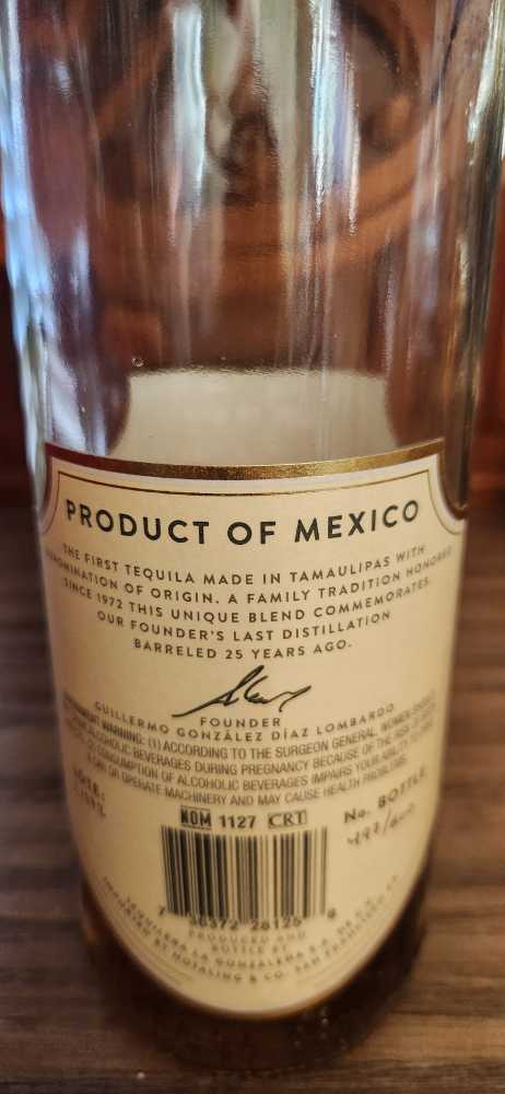 Chinaco Anejo 50 Anos - NOM 1127 (750 mL) alcohol collectible [Barcode 736372281258] - Main Image 4