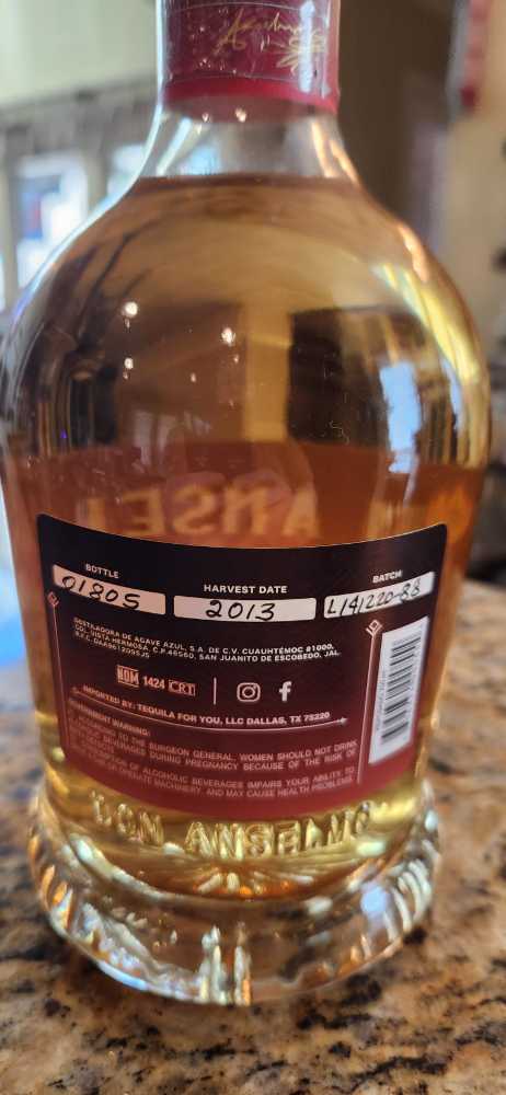 Don Anselmo Reposado - NOM 1424 (750 mL) alcohol collectible [Barcode 656234000554] - Main Image 2