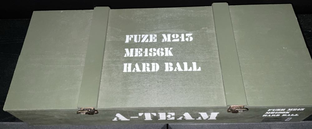 A-Team Vodka Rifle Set With 6 Grenades - Wooden Ammo Box - Aiko Importers (750 mL) alcohol collectible [Barcode 637405966190] - Main Image 2