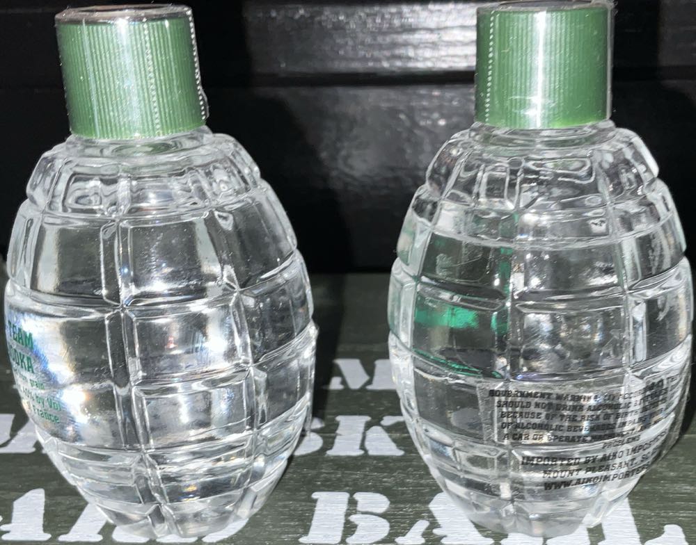 A-Team Vodka Rifle Set With 6 Grenades - Wooden Ammo Box - Aiko Importers (750 mL) alcohol collectible [Barcode 637405966190] - Main Image 3