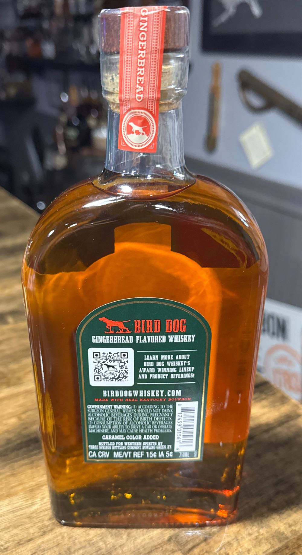 Bird Dog Gingerbread Whiskey - Western Spirits (750 mL) alcohol collectible [Barcode 812459015616] - Main Image 2