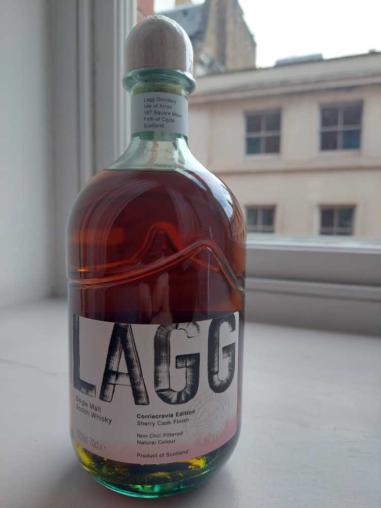 Lagg Corriecravie Edition Sherry Finish Cask - Lagg Distillery (700 mL) alcohol collectible [Barcode 5060044487194] - Main Image 3