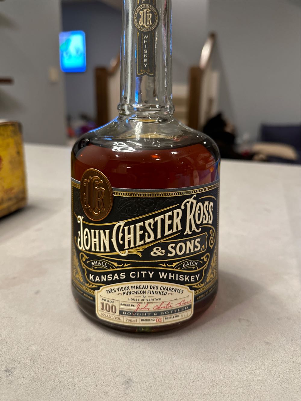 0 Shot Glass Old 7 Two Sides Logo