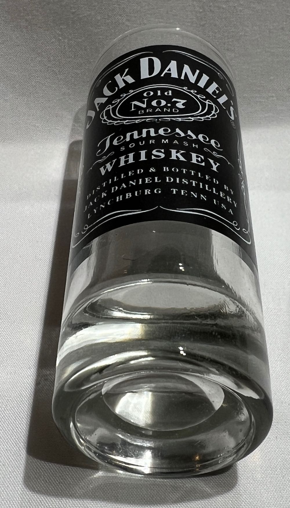 0 Shot Glass Black Label Tall - Jack Daniel’s Distillery, Lynchburg, TN alcohol collectible - Main Image 3
