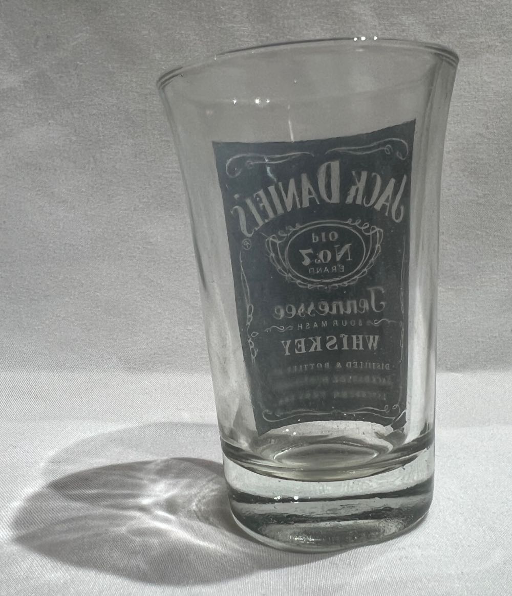 0 Shot Glass Black Label Bell Shape - Jack Daniel’s Distillery, Lynchburg, TN alcohol collectible - Main Image 2
